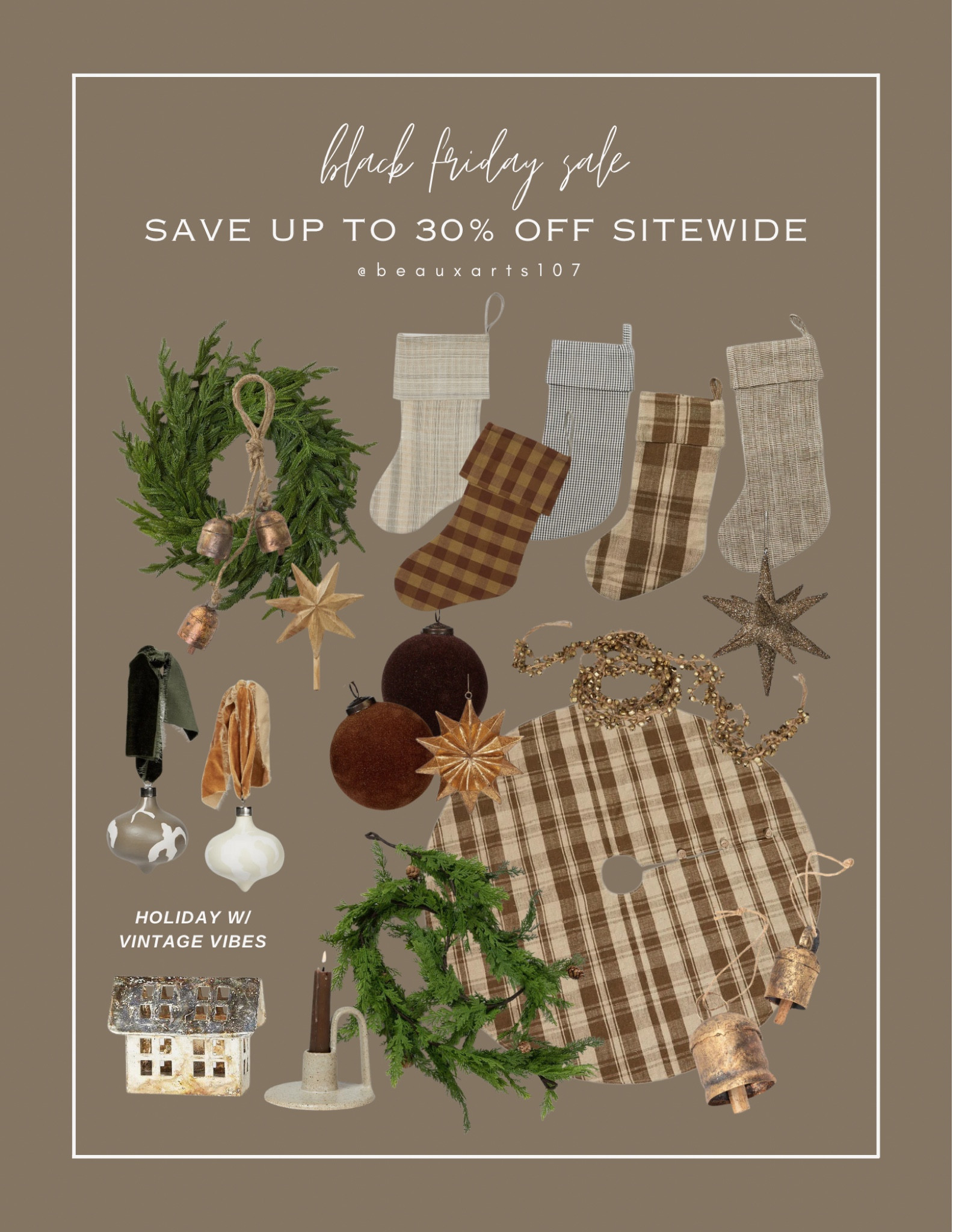 Save up to  30% off right now on holiday decor and more!

#LTKCyberWeek #LTKSaleAlert #LTKHoliday
