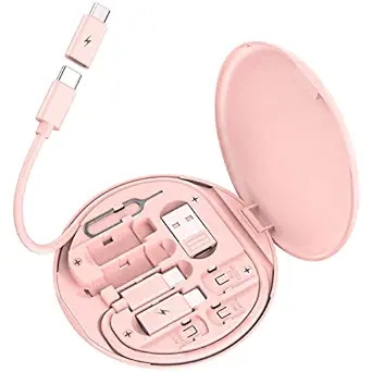 Multi USB Charging Adapter Cable Kit, USB C to iOS Device Adapter Box, Conversion Set USB A & Typ... | Amazon (US)