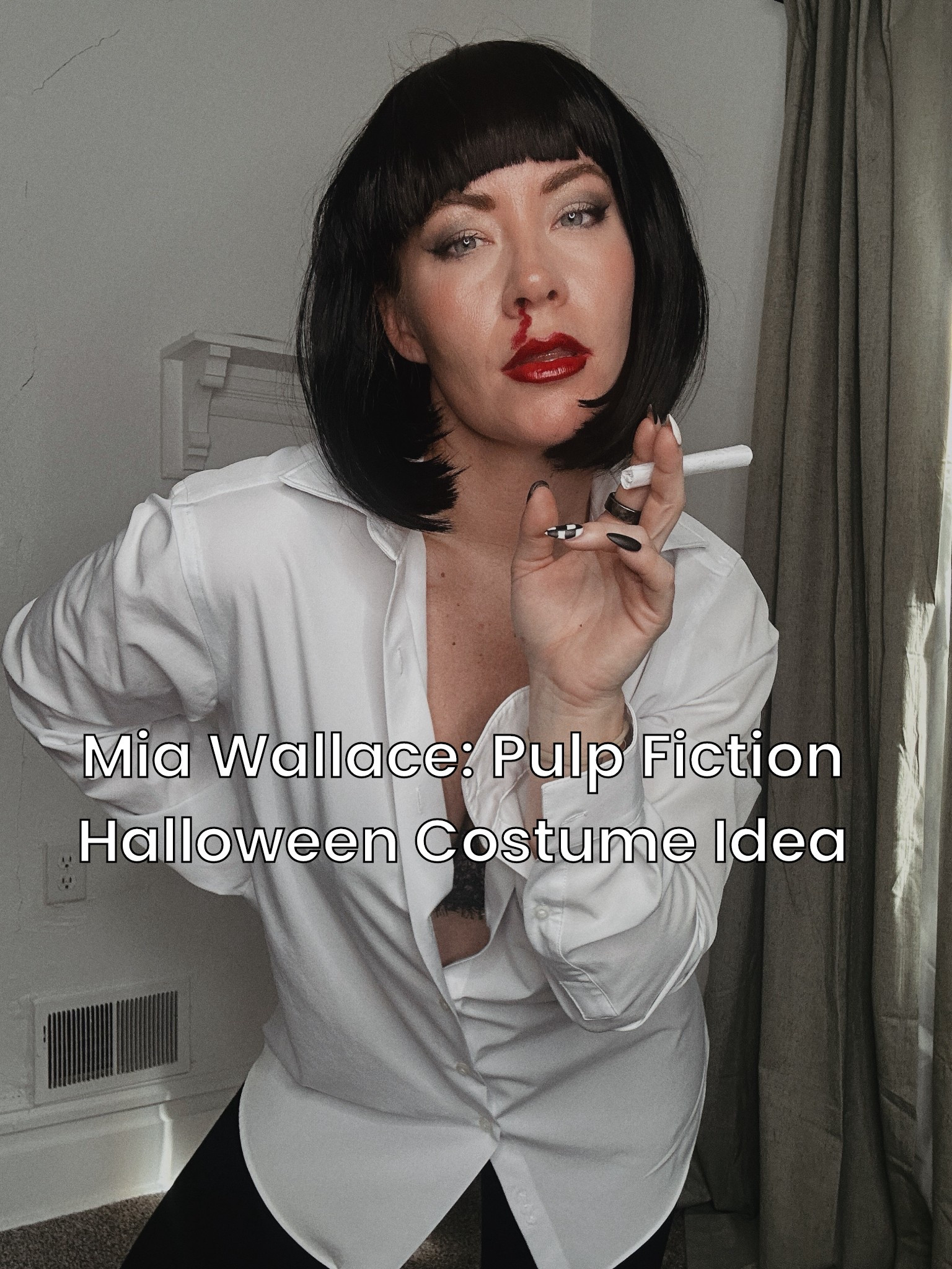 Mia Wallace Halloween costume idea, pulp fiction, Halloween, simple Halloween costume, affordable Halloween, wearable Halloween 

#LTKStyleTip #LTKHalloween #LTKFindsUnder100