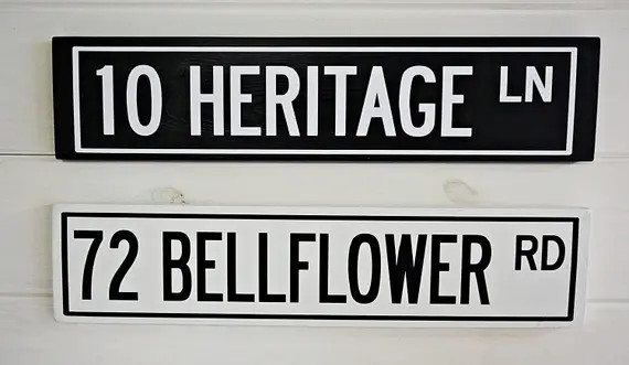 Custom Street Sign - Great for any home! This sign makes the perfect housewarming gift!Custom Street | Etsy (US)