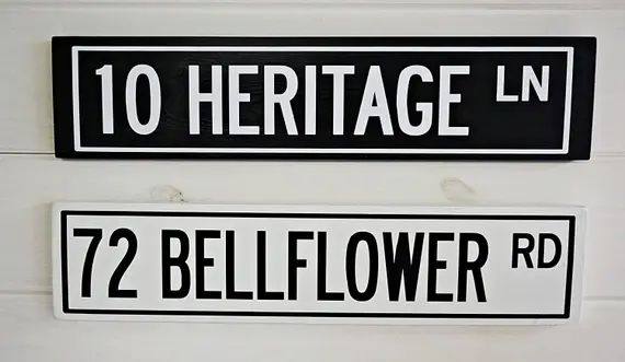 Custom Street Sign - Great for any home! This sign makes the perfect housewarming gift!Custom Street | Etsy (US)