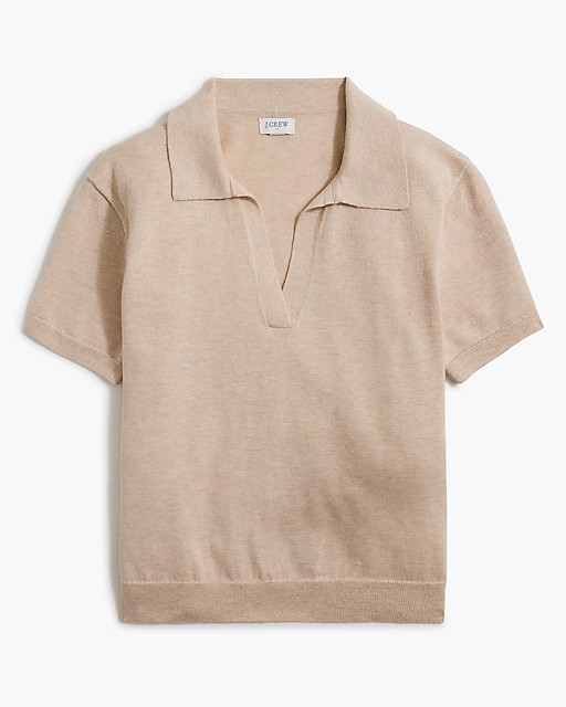 Short-sleeve sweater-polo | J.Crew Factory