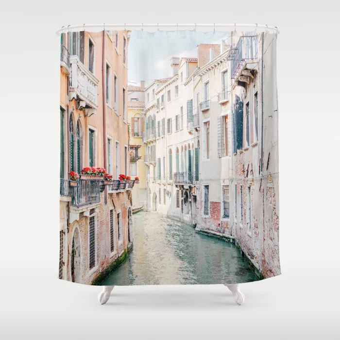 Venice Morning - Italy Travel Photography Shower Curtain | Society6