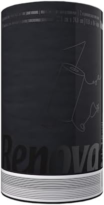 Renova Single Roll Kitchen Paper Towels, Black | Amazon (US)