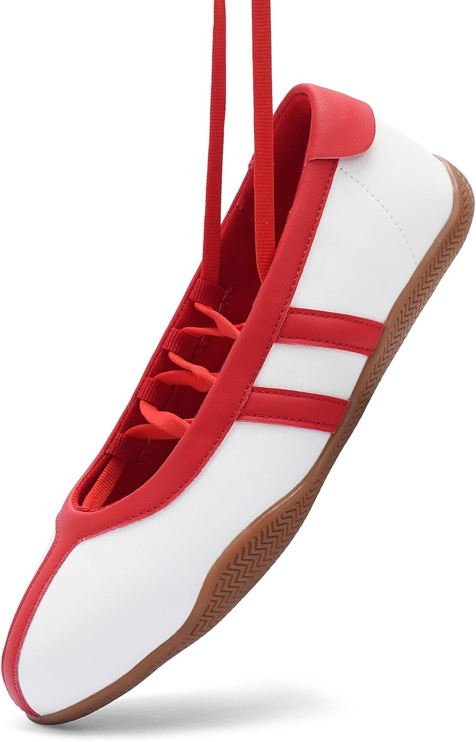 Fashion Sneakers for Women Lace Up Ballet Flats Comfortable Footwear Shoes | Amazon (US)