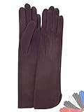 Long Leather Gloves - Ladies Genuine Italian Leather Handmade Gloves | Amazon (US)