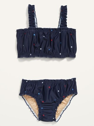 2-Piece Ruffled Swim Set for Toddler Girls | Old Navy (US)