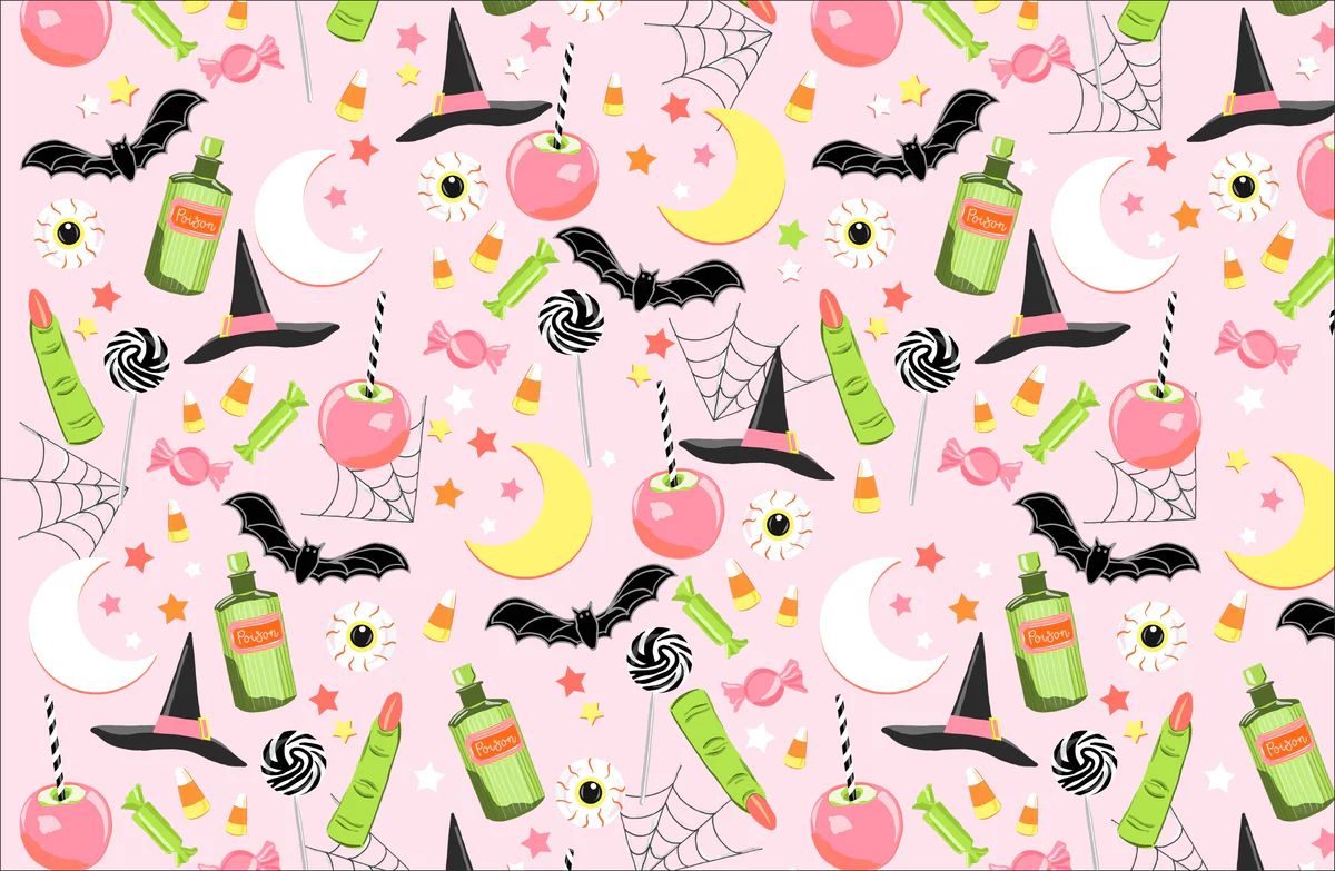 Happy Haunts Halloween Paper Tear-away Placemat Pad, Taffy | Taylor Beach Design