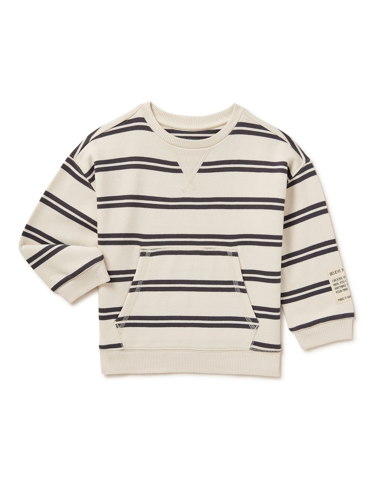 easy-peasy Baby and Toddler Boys French Terrycloth Pullover, Sizes 12M-5T - Walmart.com | Walmart (US)