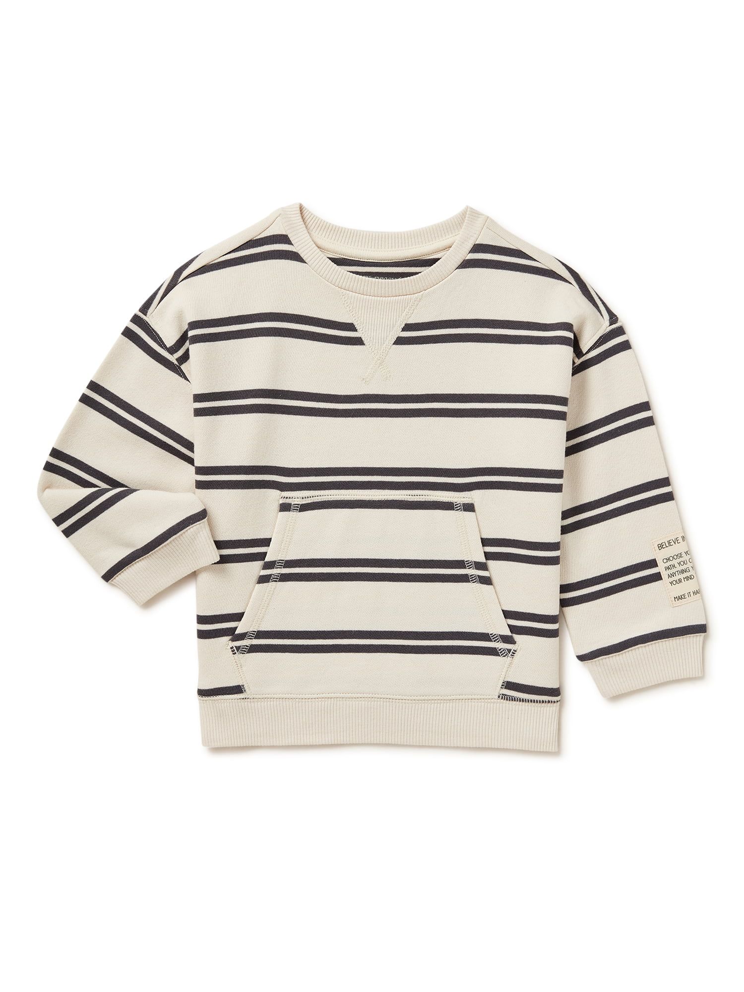 easy-peasy Baby and Toddler Boys French Terrycloth Pullover, Sizes 12M-5T | Walmart (US)