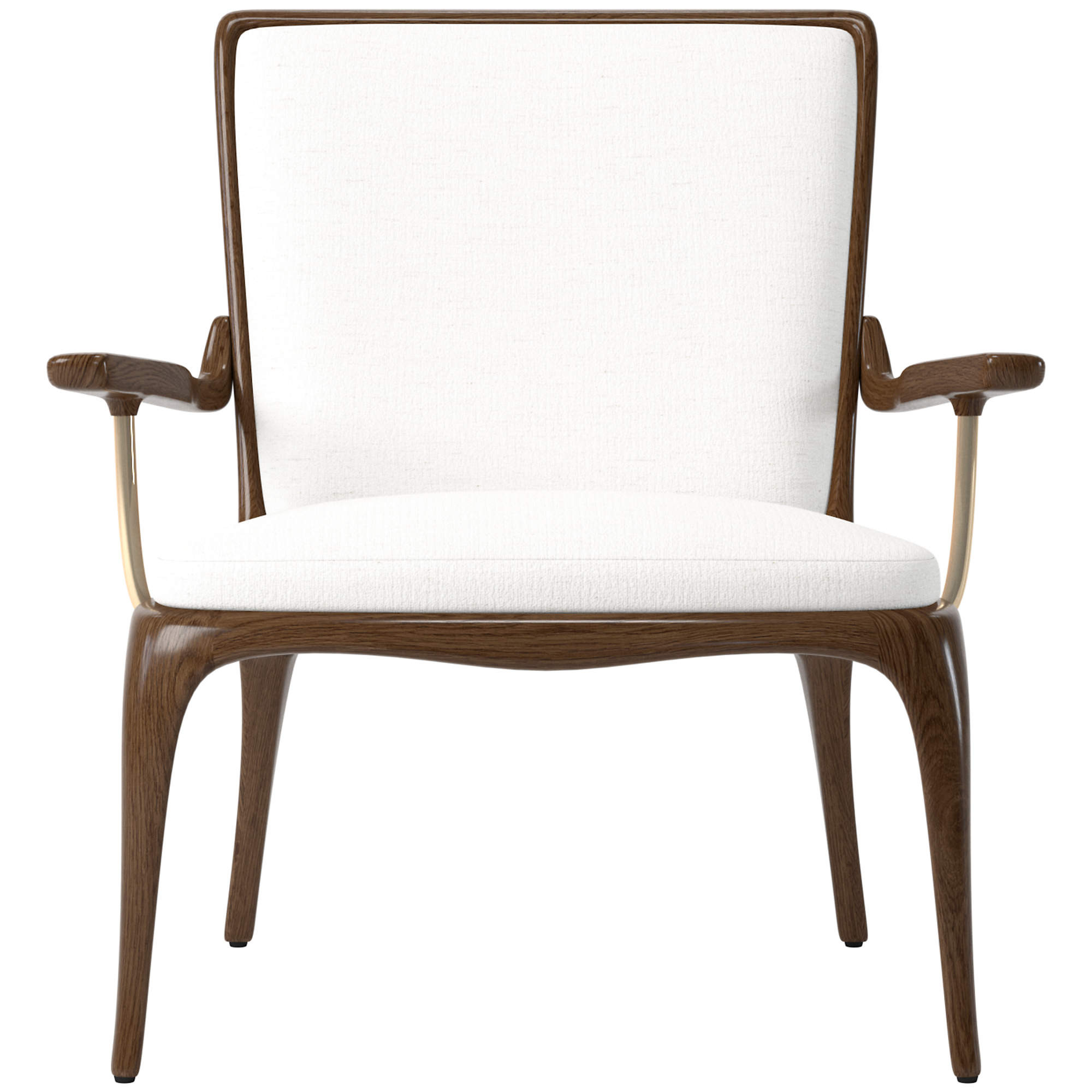 Colby Chair with Oak Frame Curious Linen | CB2 | CB2
