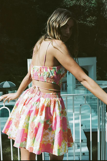 Bianca Shirred Dress | SABO SKIRT (Global)