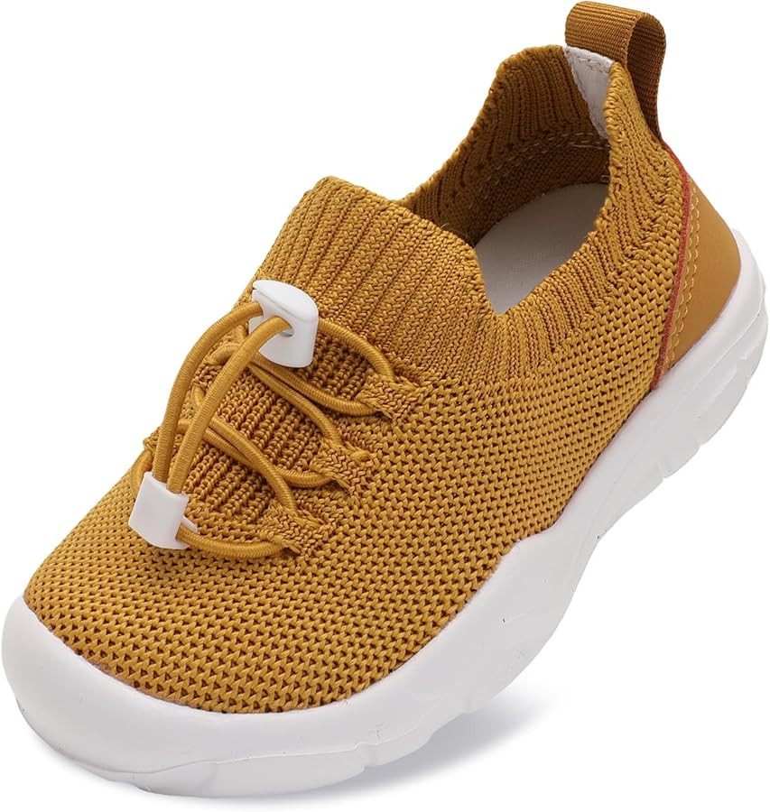 Scurtain Toddler Shoes Boys Girls Tennis Shoes Kids Barefoot Shoes Slip on Sneakers Breathable Wa... | Amazon (US)