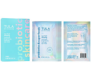TULA Eye Feel Amazing Cooling & Brightening Hyd rogel Eye Mask | QVC