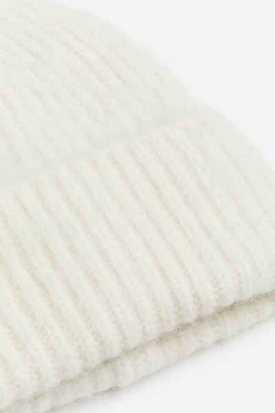 Rib-knit wool-blend hat | H&M (UK, MY, IN, SG, PH, TW, HK)