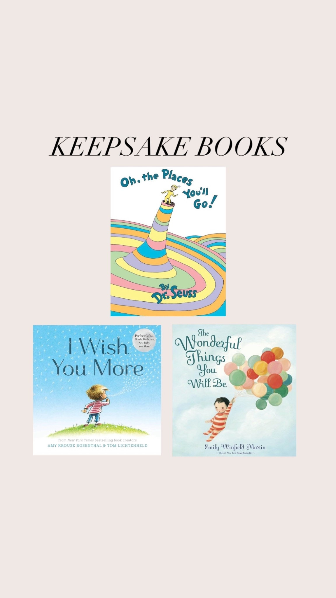 keepsake books 

#LTKBaby #LTKKids #LTKSaleAlert