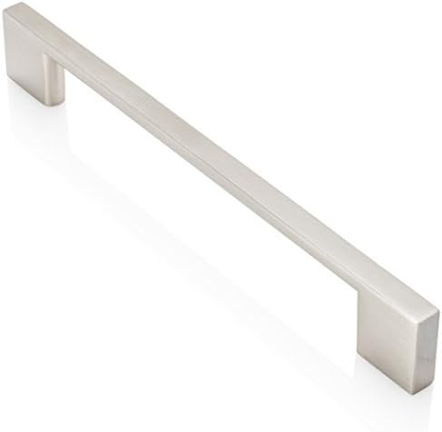 Southern Hills Brushed Nickel Cabinet Handles- 5 Pack - 6 1/4 Inch Screw Spacing - 7 5/8 Inches T... | Amazon (US)