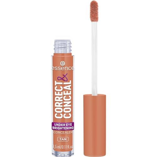 essence | Correct & Conceal Under Eye Brightening Concealer | Easy Application, Lightweight, Buildable, Infused with Aloe Vera | Vegan & Cruelty Free (30 | Tan) | Amazon (US)