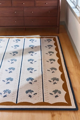 Essex Hand Tufted Wool Blend Floral Rug | Anthropologie (US)