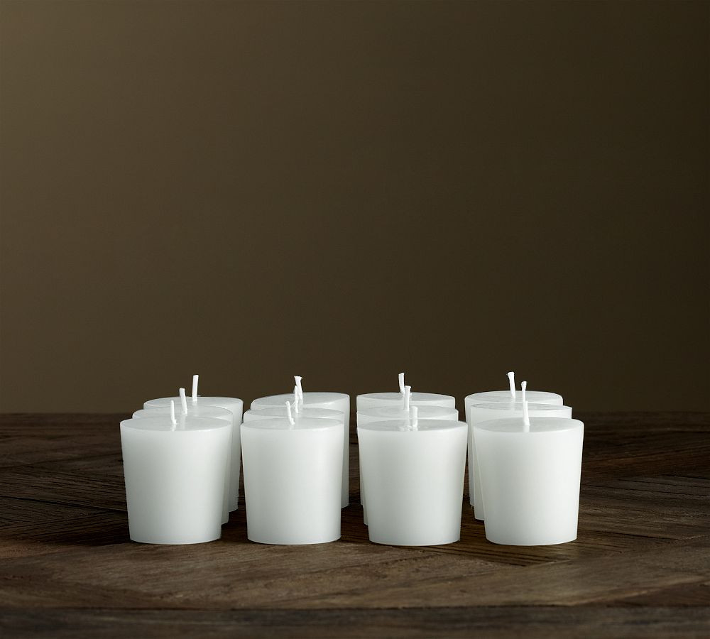 Unscented Votive Candles - Set of 12 | Pottery Barn (US)
