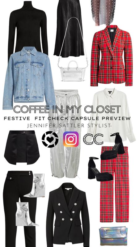 COFFEE IN MY CLOSET
Festive Fit Check Holiday Capsule Wardrobe Preview

#LTKHoliday