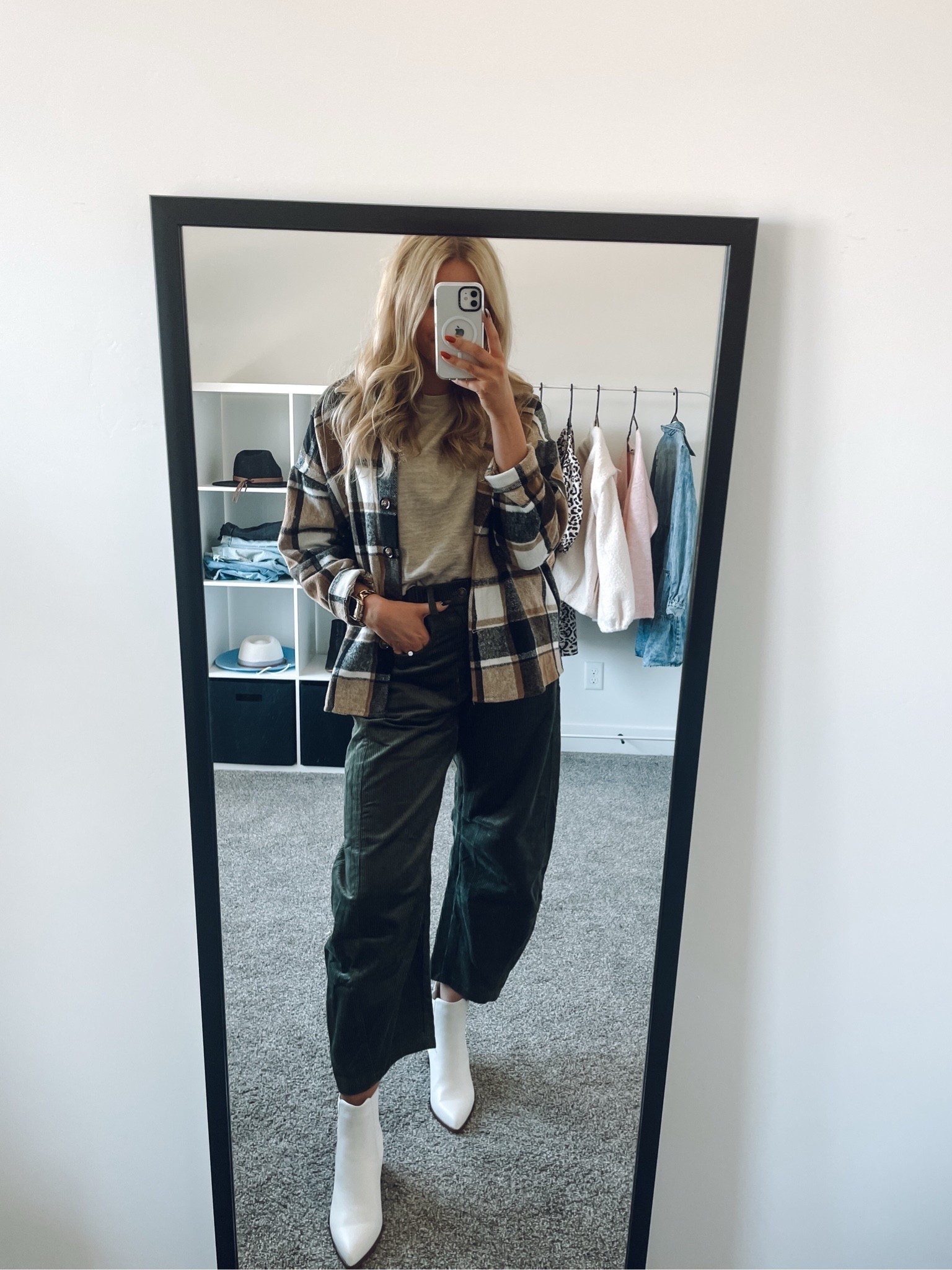 teacher outfit on deal! looove these Cordoroy pants!!!! can easily dress up or down and come in more colors! Boots are comfortable cause the heel isn’t high! 

Shacket: wearing M
Pants: wearing small 
Boots: size up half 
Top: wearing M 

| fall outfits | work outfits | teacher outfits | amazon fashion 

#LTKFindsUnder100 #LTKSeasonal #LTKWorkwear