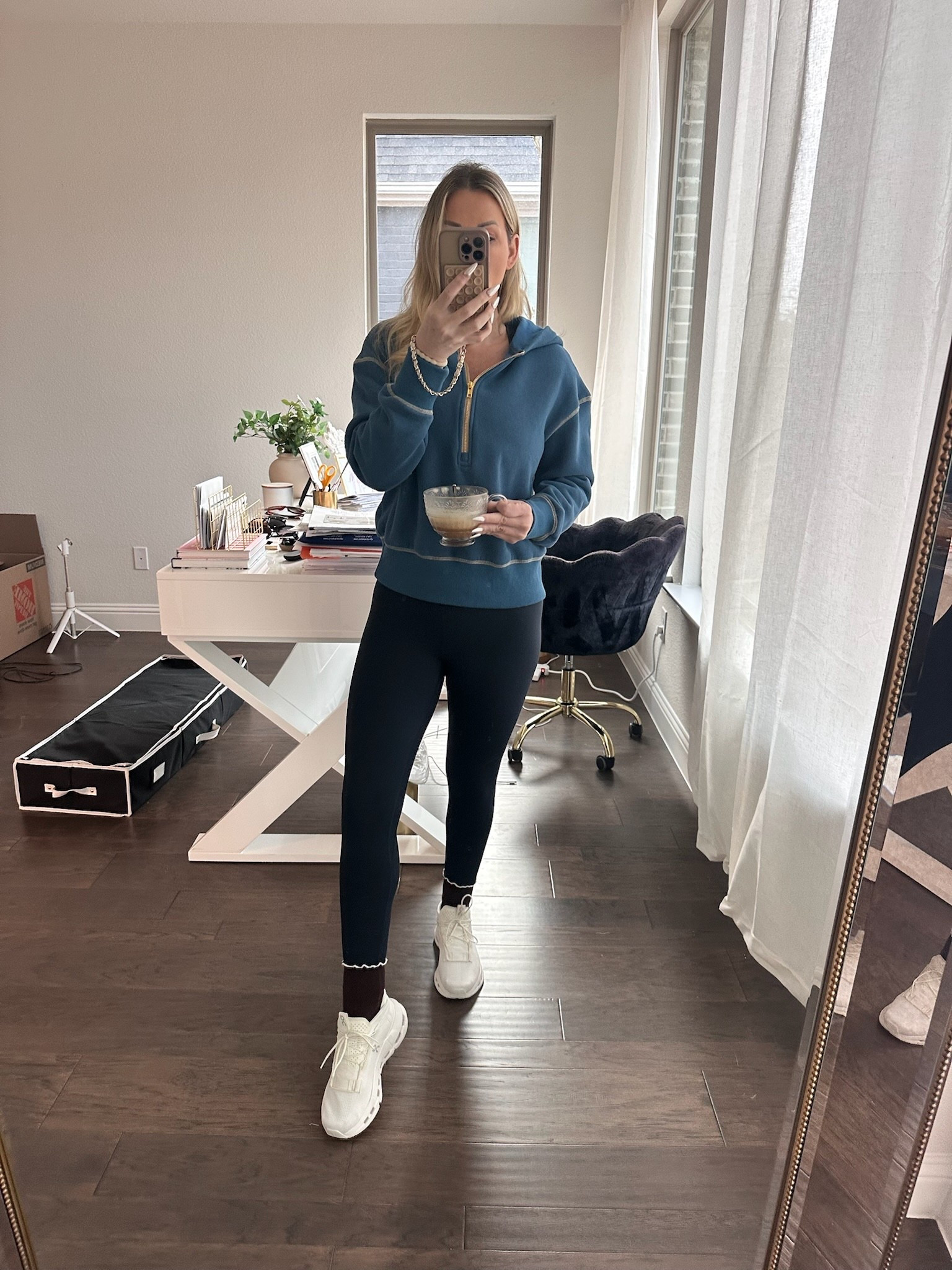 Cozy, clean, and elevated for real life 🤍
This is my favorite kind of everyday outfit lately — a soft Amazon half-zip sweatshirt, sculpting Amazon leggings, and comfy Amazon socks for that polished athleisure feel, finished with my On Cloud sneakers for all-day errands and Pilates runs.

It’s one of those easy, over-40 style formulas that always works:
neutral base + quality layers + elevated sneakers = effortless but put-together.

If you’re building an affordable capsule wardrobe or love that high-low style mix that looks luxe without the price tag, this set is such a good everyday go-to.

Everything is Amazon except my On Clouds ✨

#amazonfashion #athleisurestyle #over40style #everydayelevated #ltkfinds


#LTKselfcare #LTKootd #LTKfitnessgoals