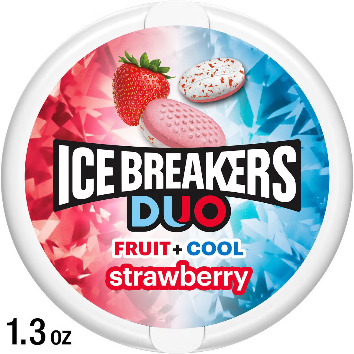 Ice Breakers Duo Strawberry Sugar Free Mint Candies - 1.3oz | Target