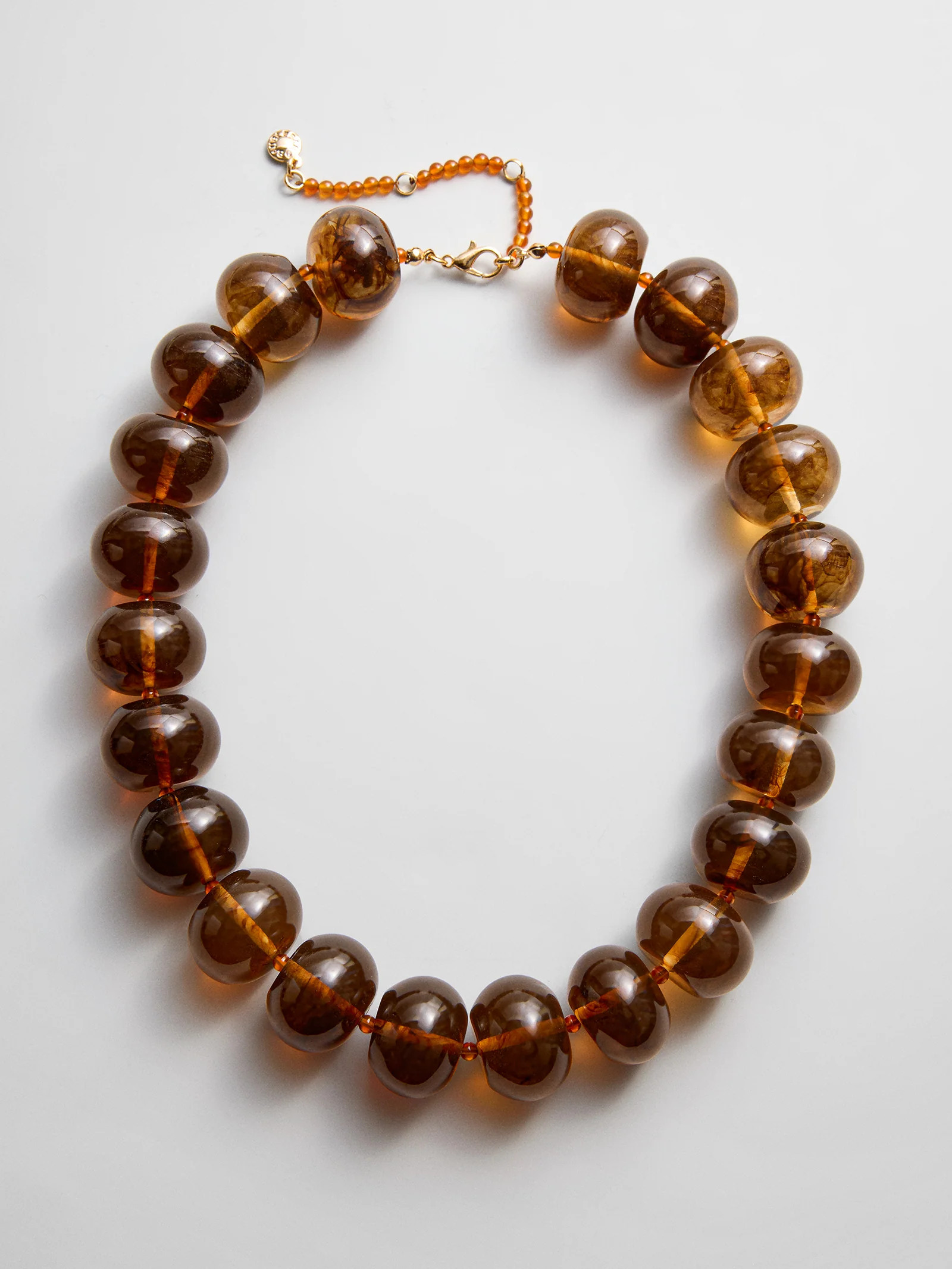 Joan Semi-Precious Necklace - Smoky Quartz | BaubleBar