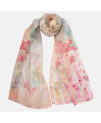 Meadow - Long Sheer Silk Scarf for Women | Macy's