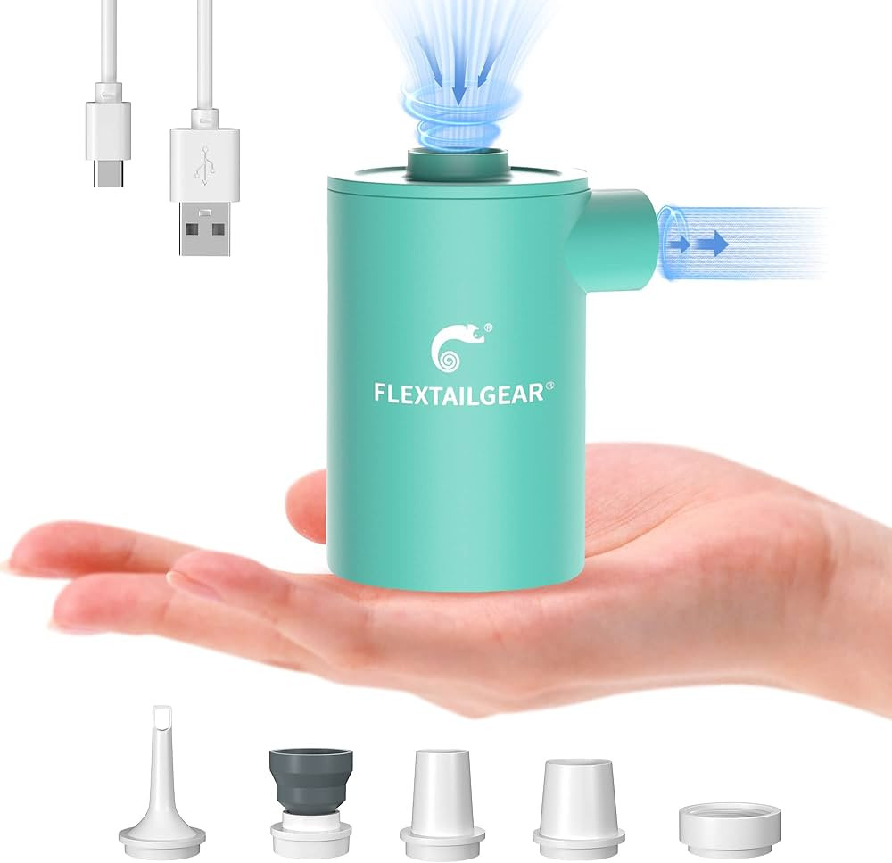 FLEXTAILGEAR MAX Pump 2020 Portable Air Pump with 3600mAH Battery USB Rechargeable Air Pump-Quick... | Amazon (US)