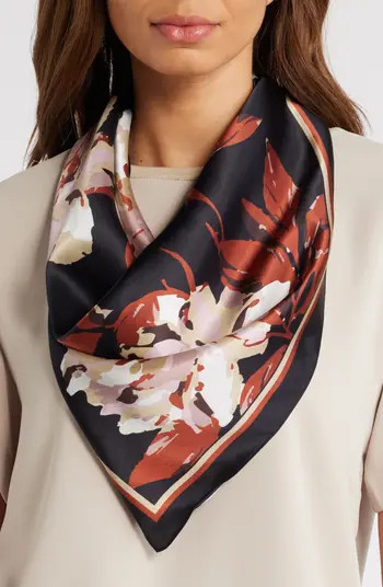 Print Square Silk Scarf | Nordstrom