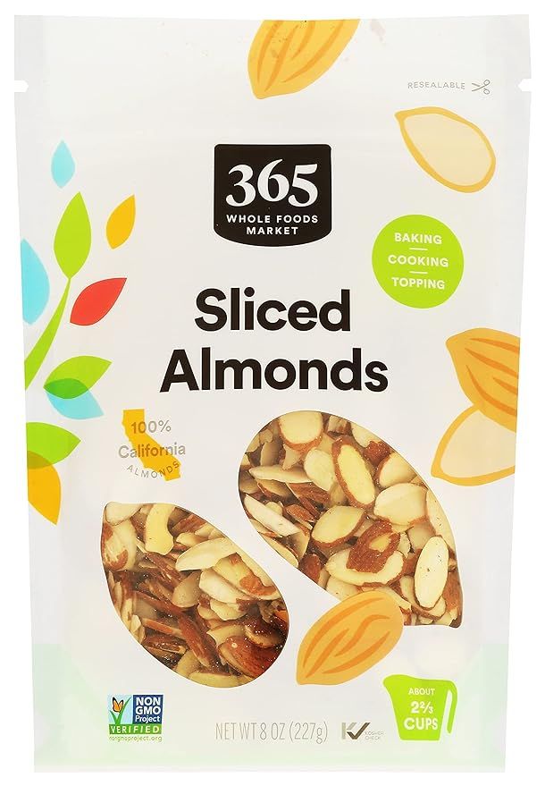 365 by WFM, Almonds Sliced, 8 Ounce | Amazon (US)