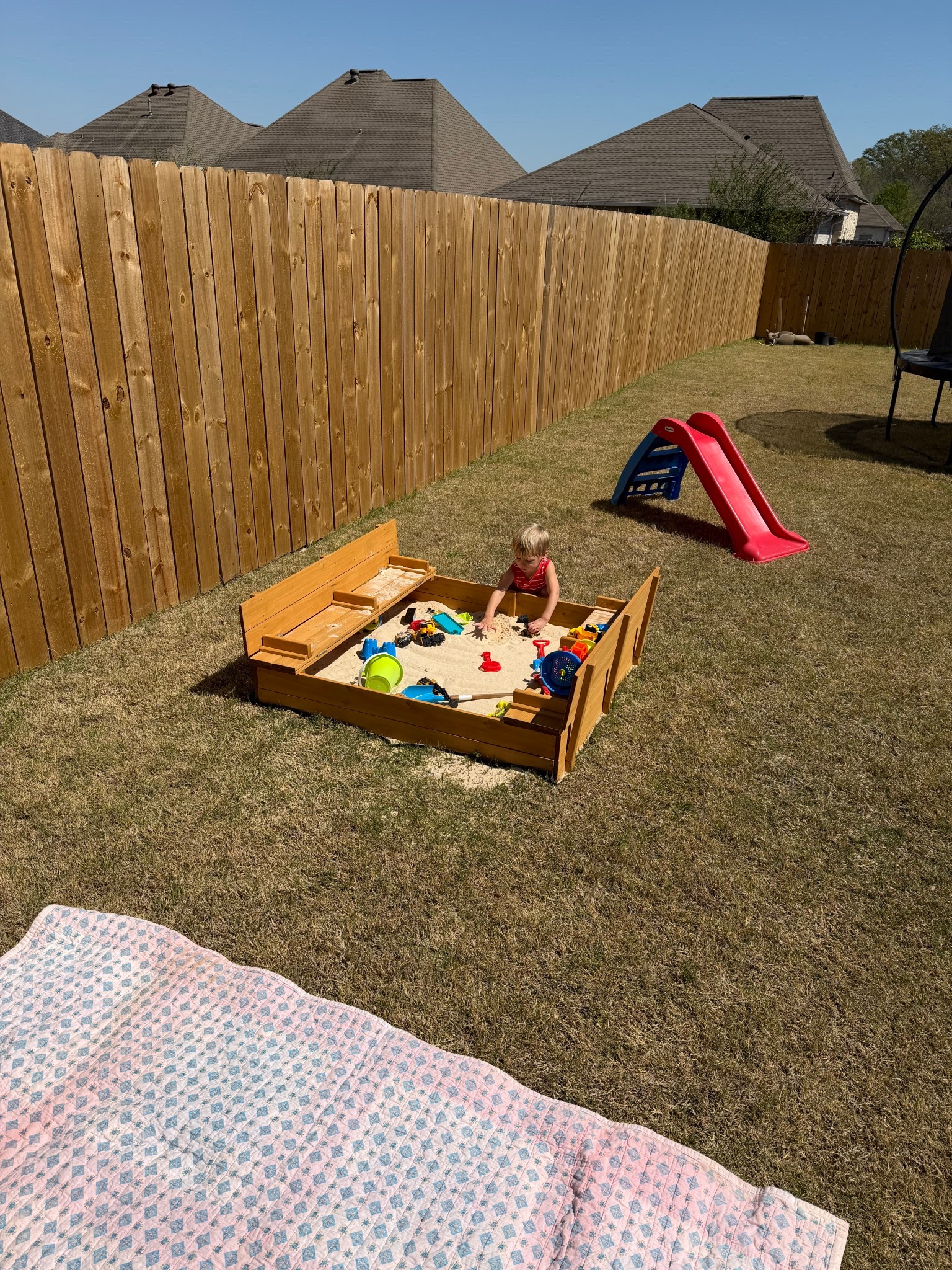 Summer toys! ☀️ Closable sandbox + kids slide 🛝 

#LTKmomlife #LTKKids #LTKBaby