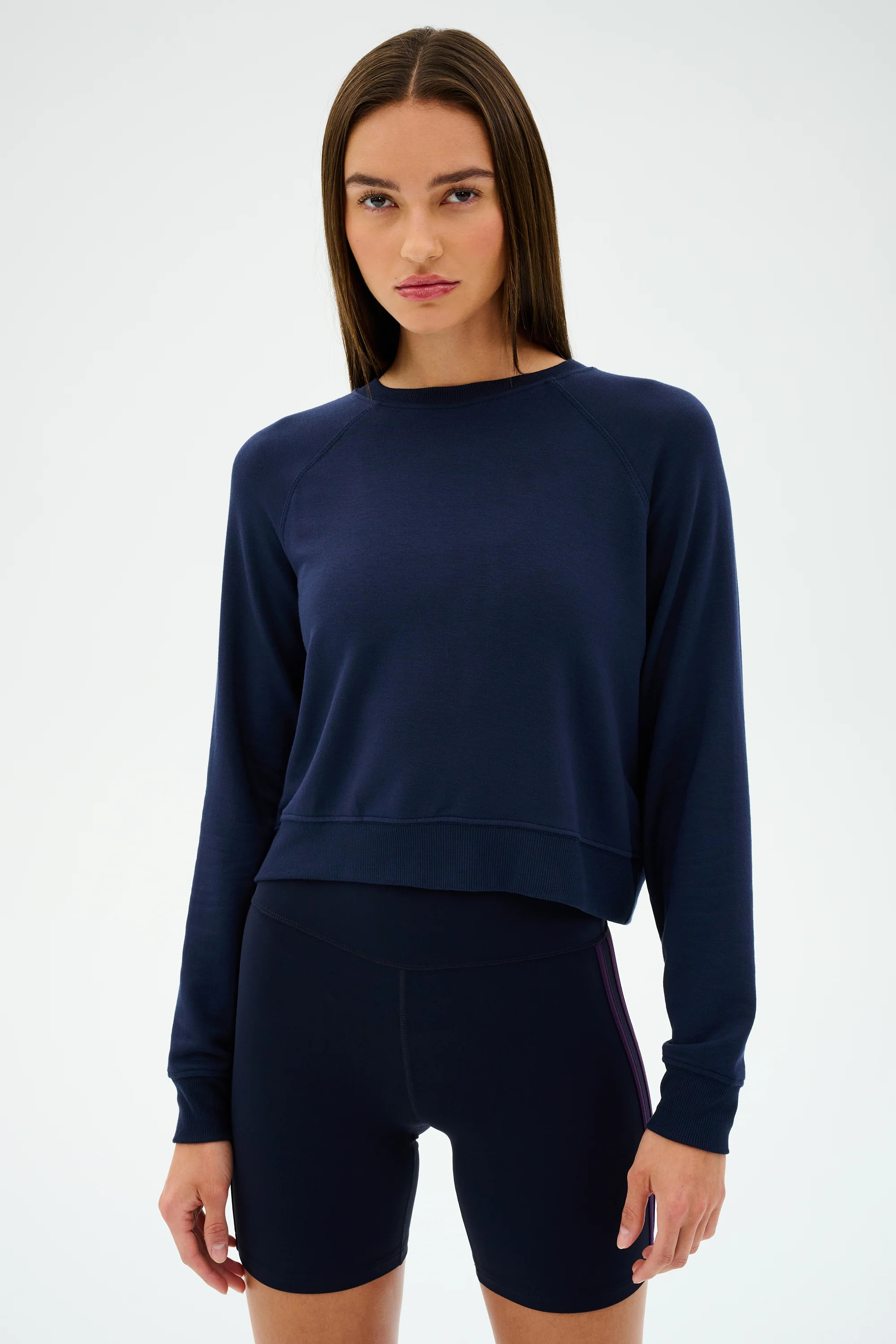 Brooks Fleece Long Sleeve Sweatshirt - Indigo | Splits59.com