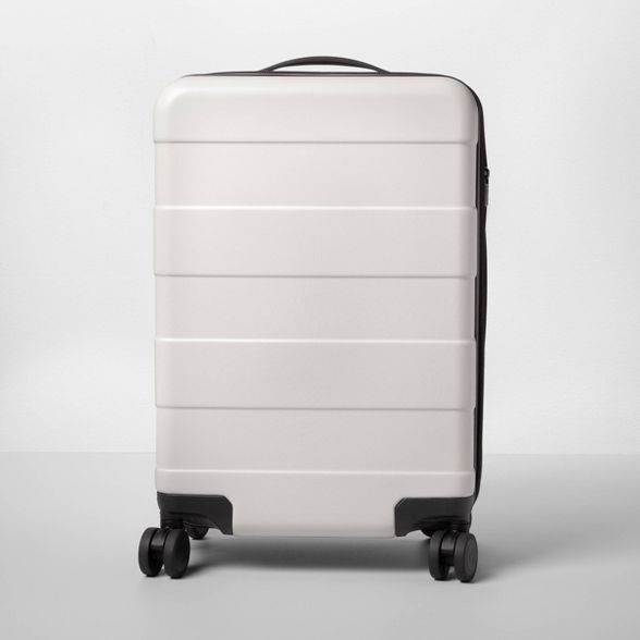 Hardside 20&#34; Carry On Spinner Suitcase Tan - Made By Design&#8482; | Target