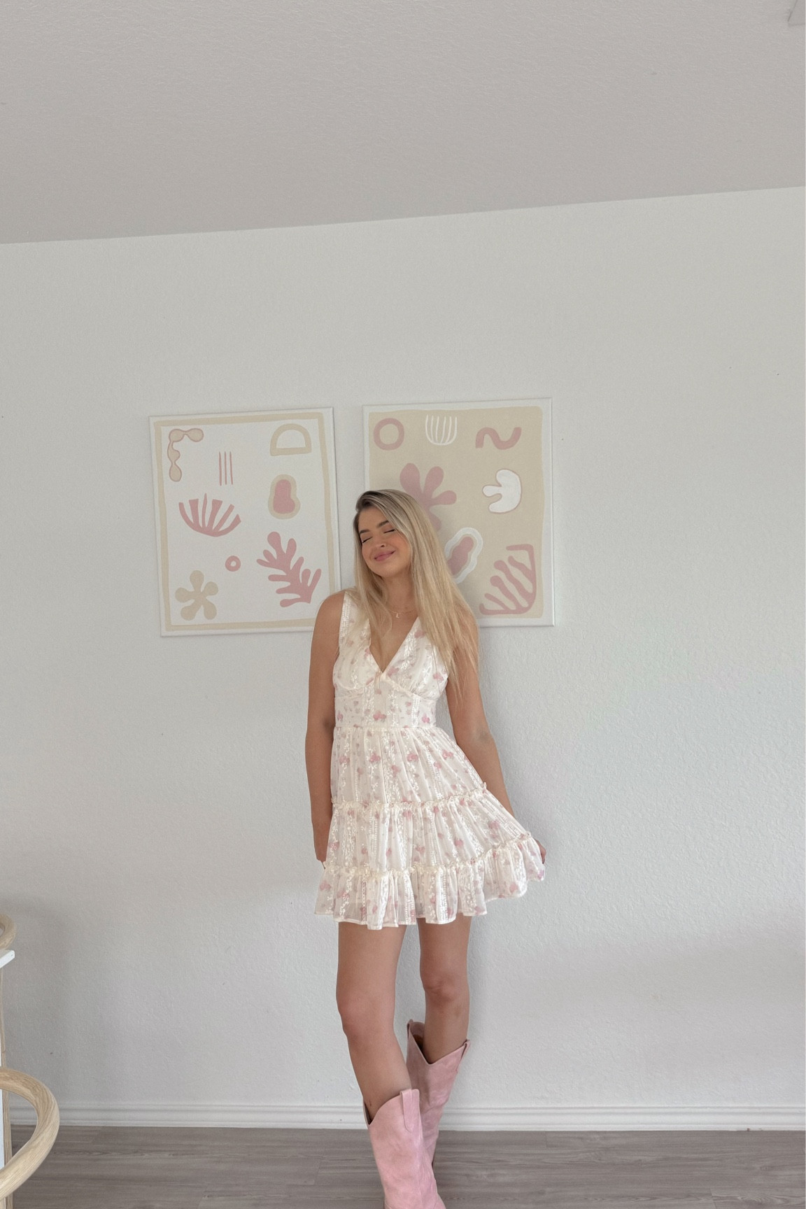 Cutest dress for spring 🌸🤎 

#LTKfindsunder100 #LTKstyletip #LTKSeasonal