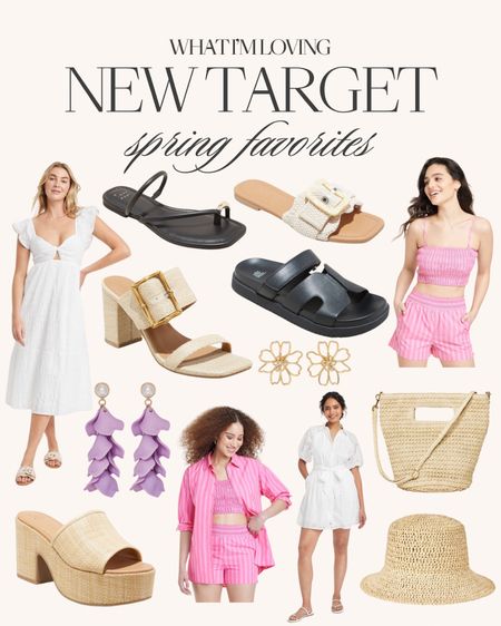 What I’m Loving New Target spring favorites 🙌🏻🙌🏻

Sandals, slides, spring dress, earrings, sun hat, shorts, tops

#LTKstyletip #LTKSeasonal #LTKshoecrush