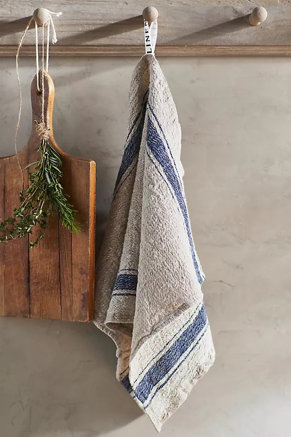 Lithuanian Linen Dish Towel, Stripe | Anthropologie (US)