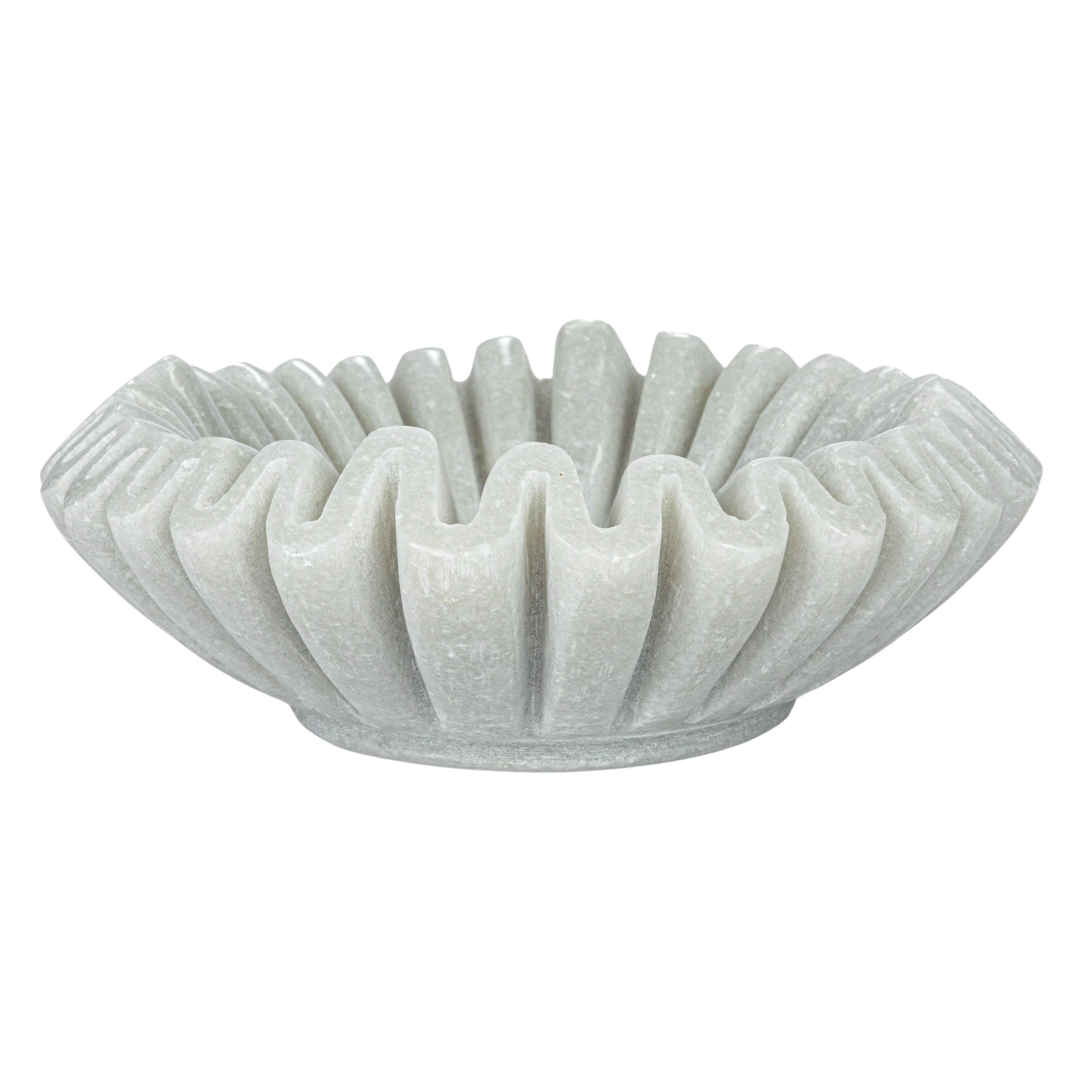 Birch Lane™ Blakeney Round Marble Pleated Dish | Wayfair | Wayfair North America