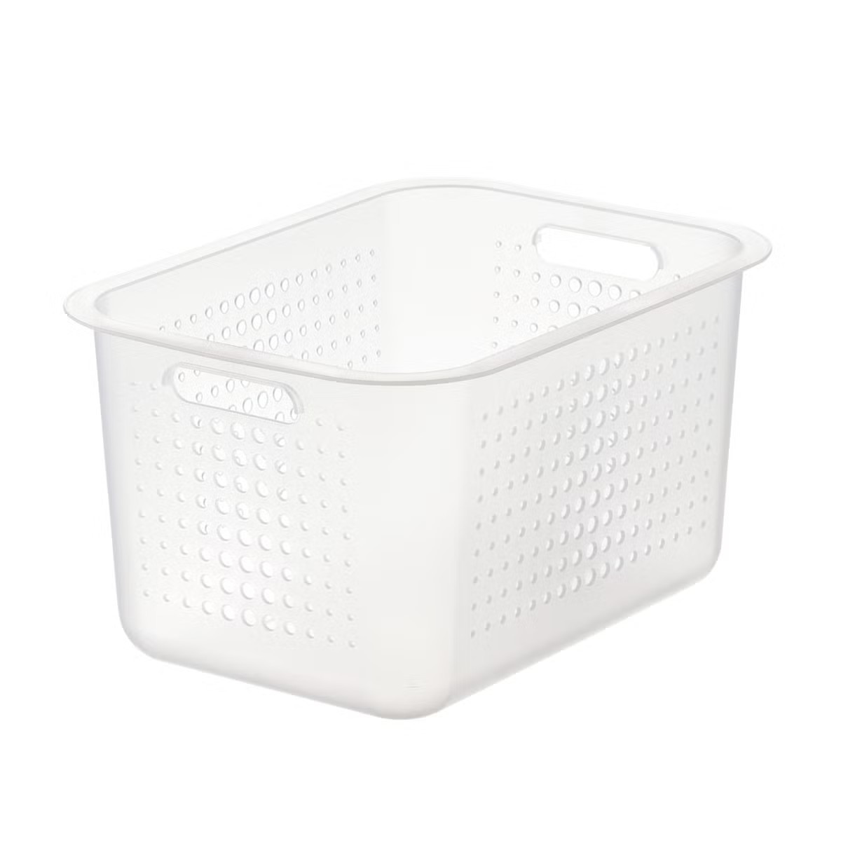 SmartStore Large Nordic Basket Translucent | The Container Store