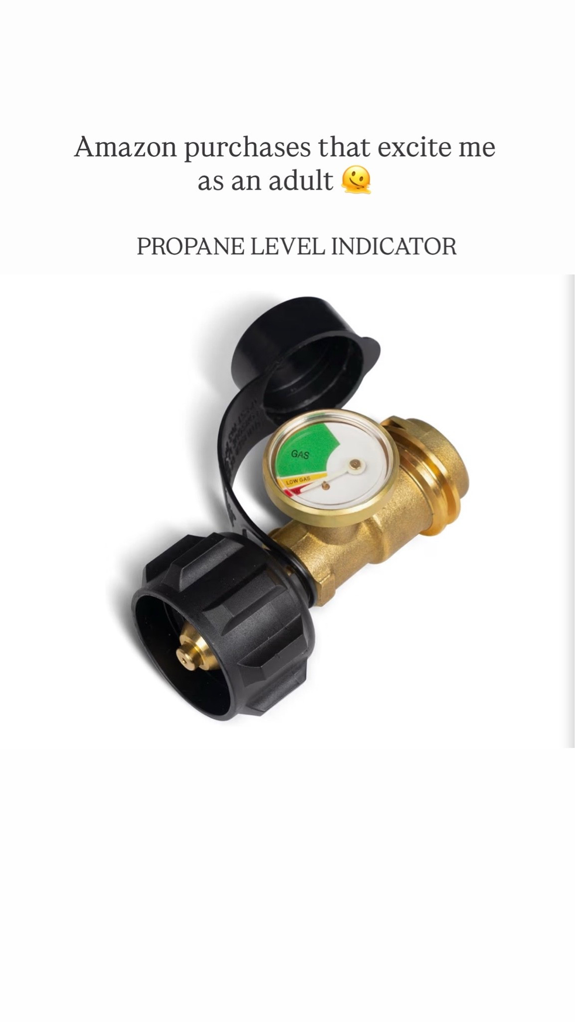 Since I’ve been grilling so much it’s beyond frustrating when out of propane so bought this propane level indicator to help notify when I need a new tank BEFORE I’ve attempted to grill 🫠

#LTKmomlife #LTKdayinmylife