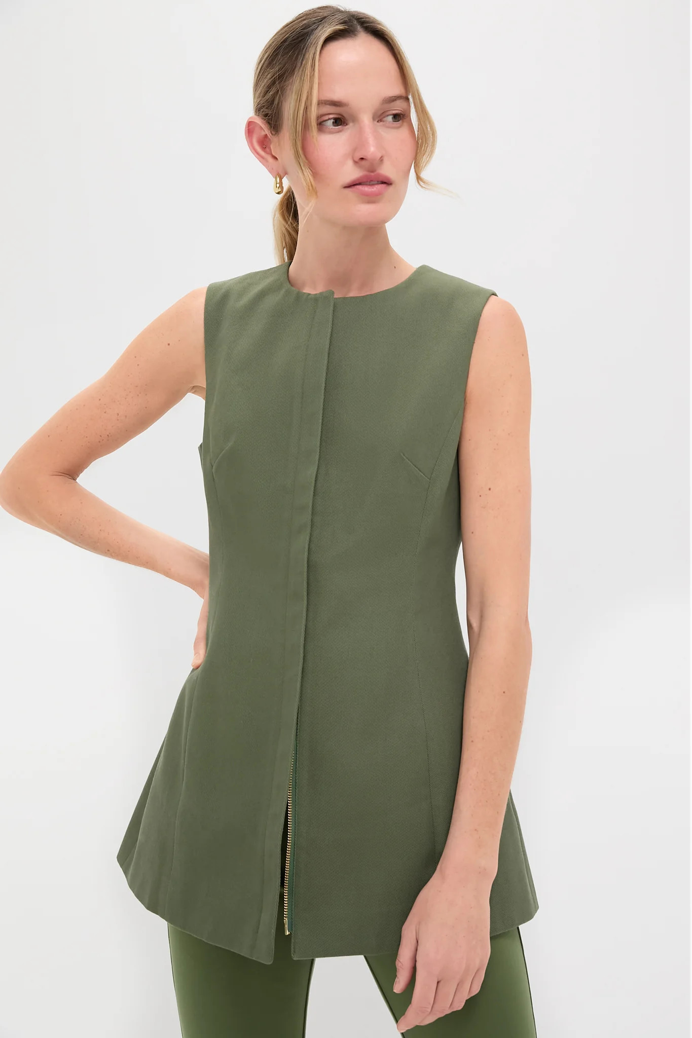 Green Rhoda Tunic Top | Tuckernuck (US)