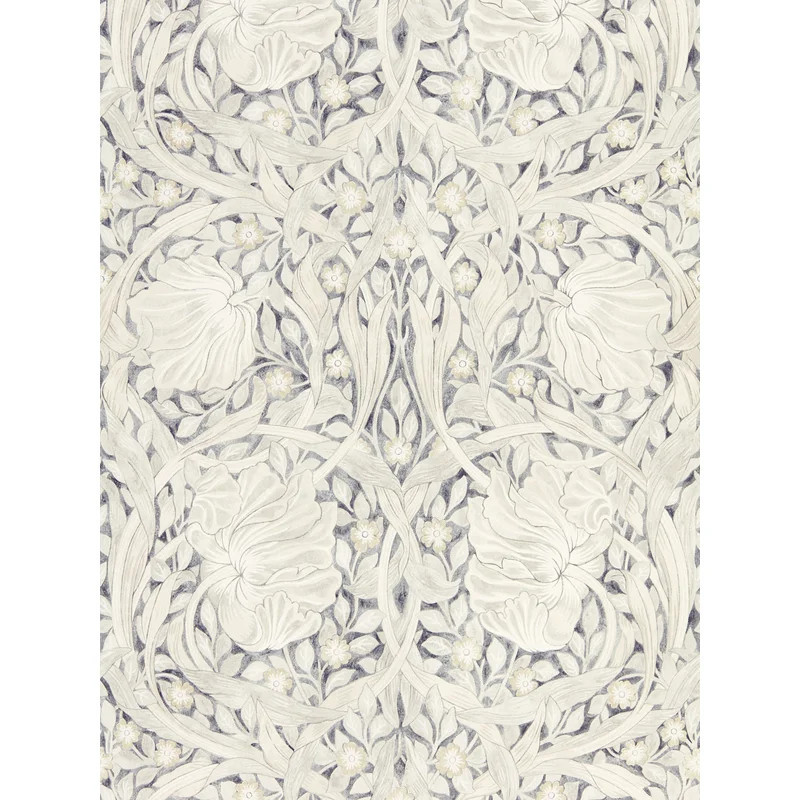 Pure Pimpernel Floral Metallic Wallpaper Roll | Wayfair North America