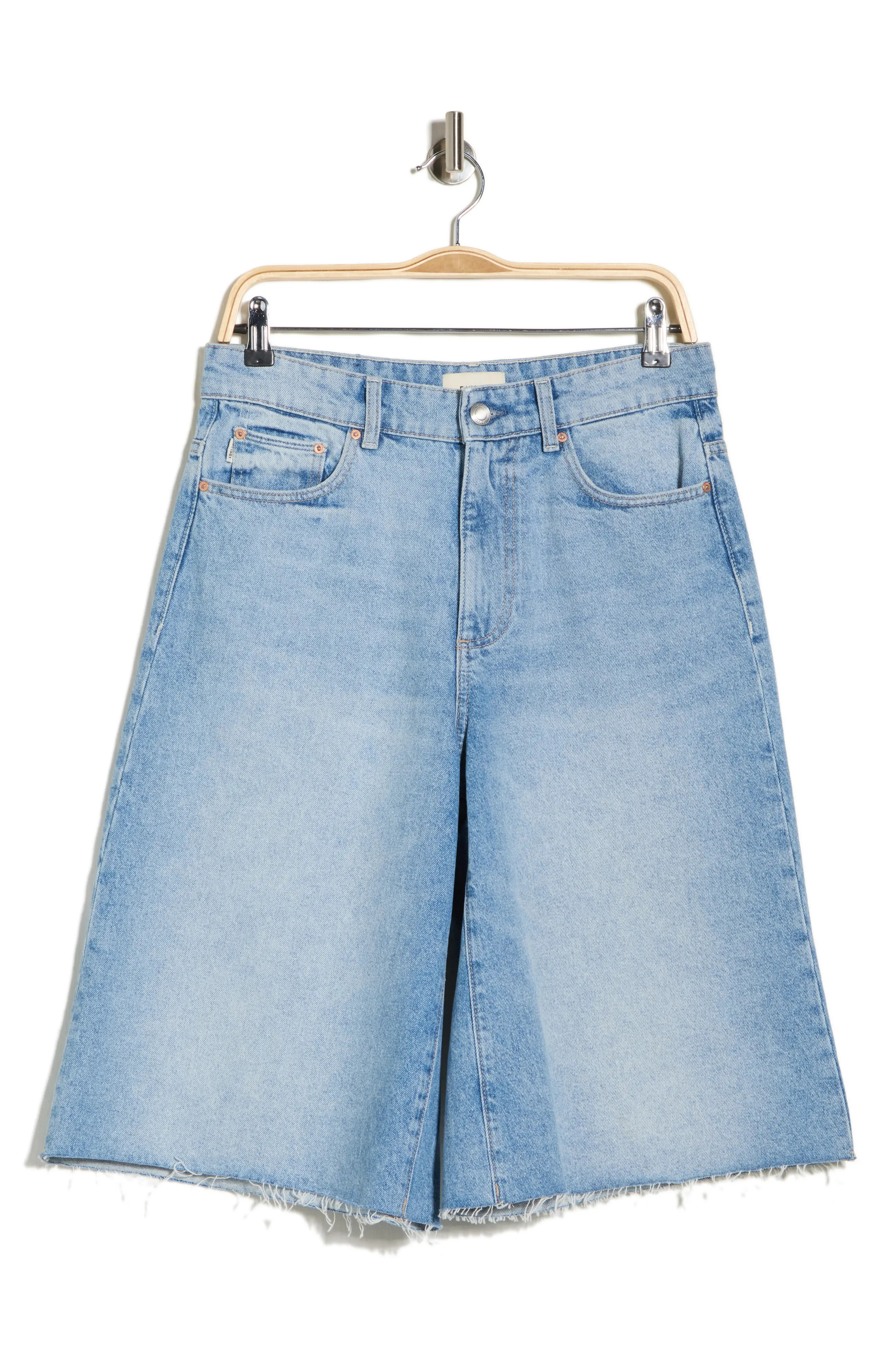 Lucila Raw Hem Denim Bermuda Shorts (Women) | Nordstromrack | Nordstrom Rack