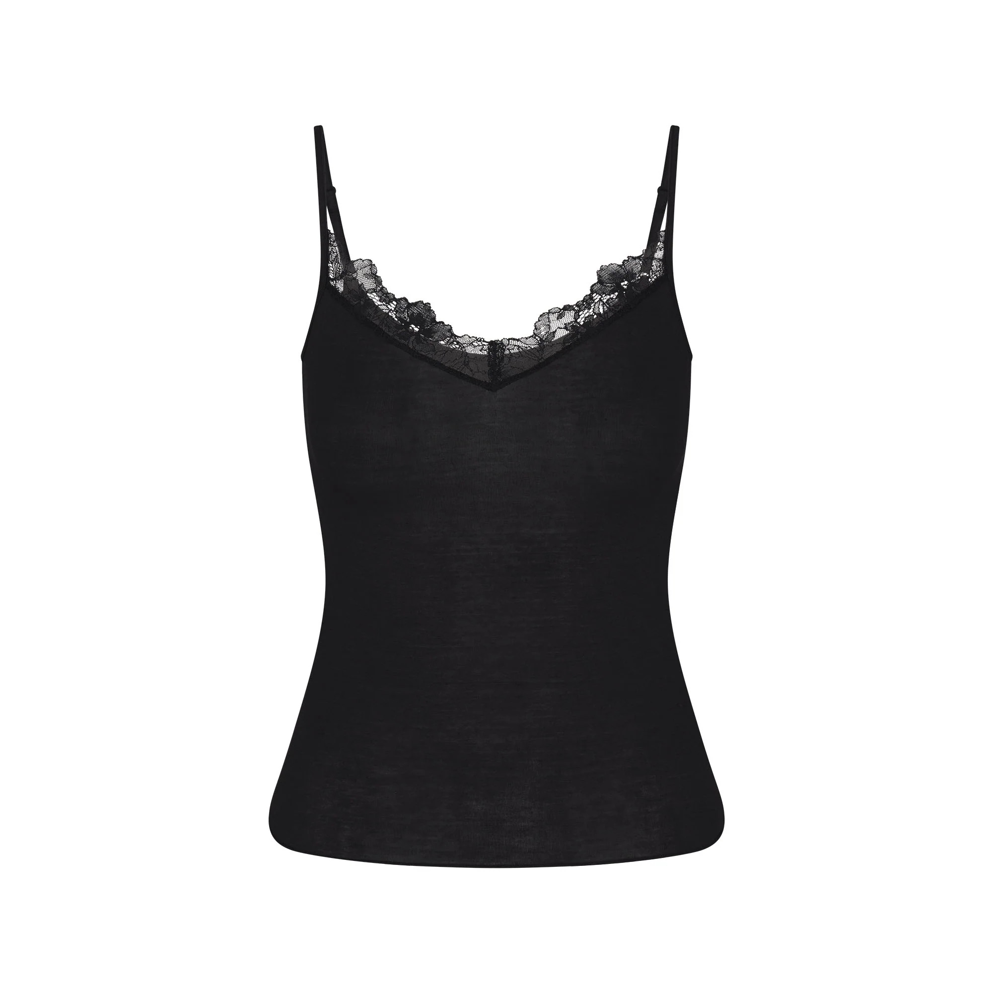 SHEER MODAL LACE CAMI | ONYX | SKIMS | SKIMS (US)