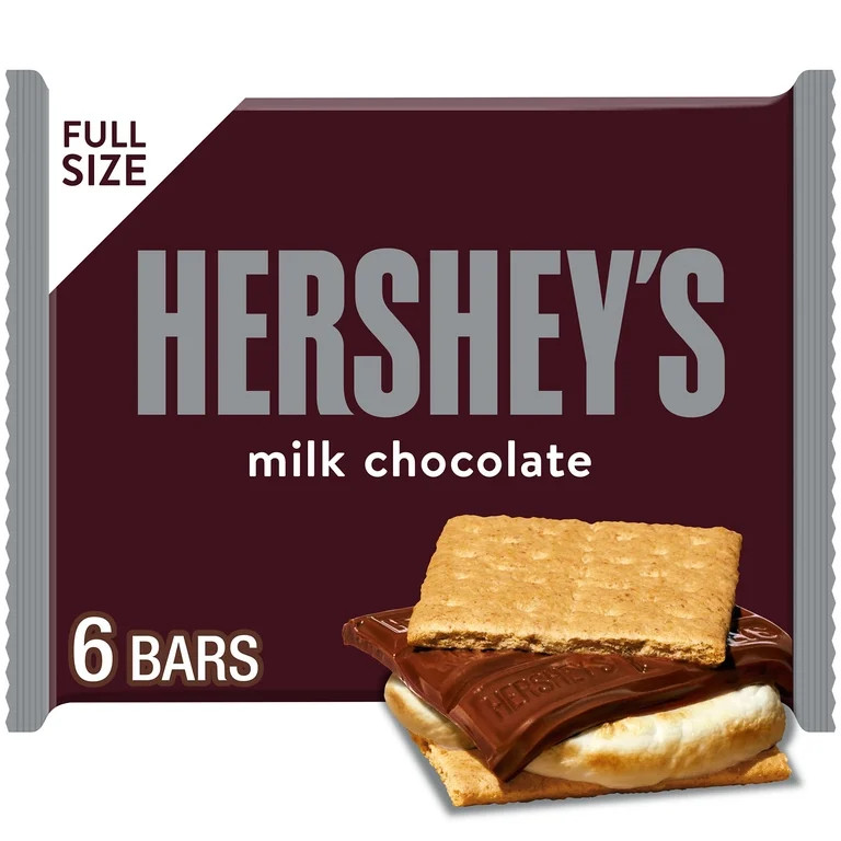 Hershey's Milk Chocolate Candy Bars, 1.55 oz (6 Count) | Walmart (US)