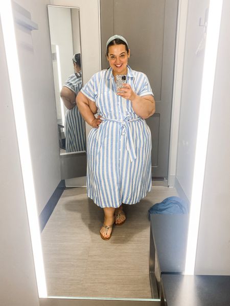 THE IT DRESS OF THE SEASON for me and sooo many friends in TPL community is back in stock in blue and white! If you’re trying to capture that coastal grandma feeling with the comfiest and cutest plus size dress of the season, now is the time! And it’s only $35!!!

#LTKSeasonal #LTKplussize #LTKfindsunder50