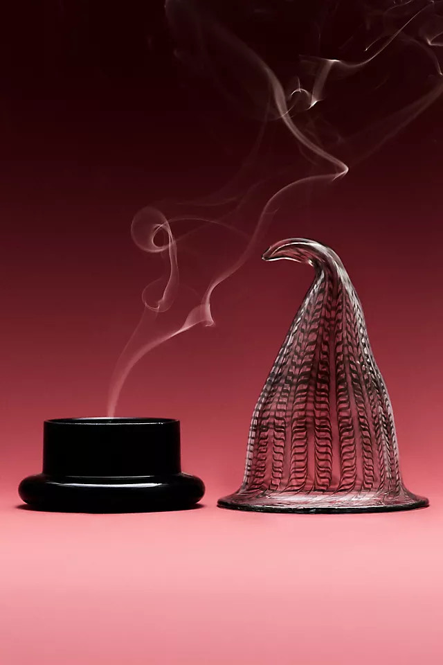 Witches Hat Amber Pumpkin & Spice Figural Glass Candle | Anthropologie (US)