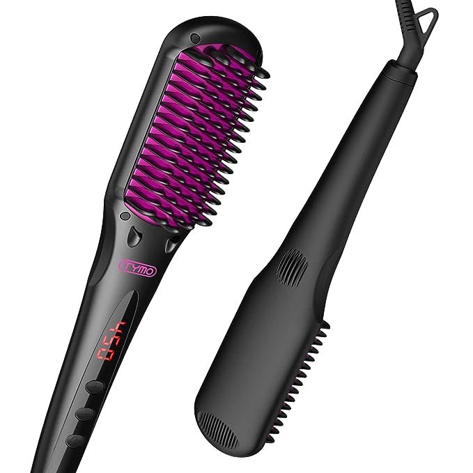 Amazon.com : TYMO Ionic Hair Straightener Brush - Enhanced Ionic Straightening Brush with 16 Heat... | Amazon (US)